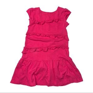 Jumping Beans Studded Ruffle Tier Dress Pink